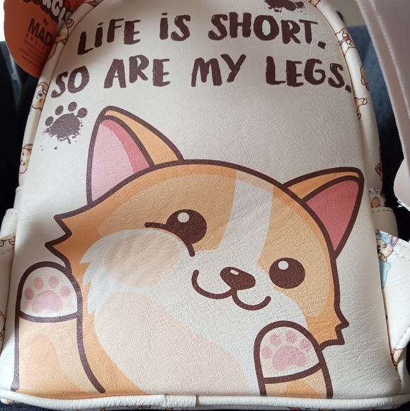 Mad Engine Corgi Lifestyle Mini Backpack - Picture 4 of 5